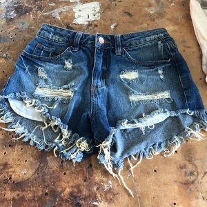 Forever 21 ripped shorts